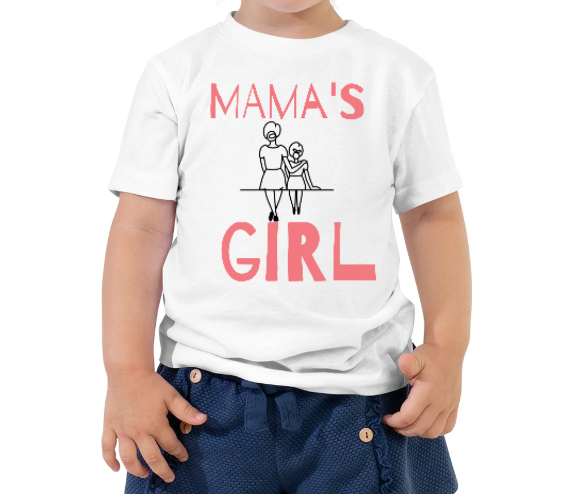 Mama's Girl Toddler Short Sleeve Tee (Girl)
