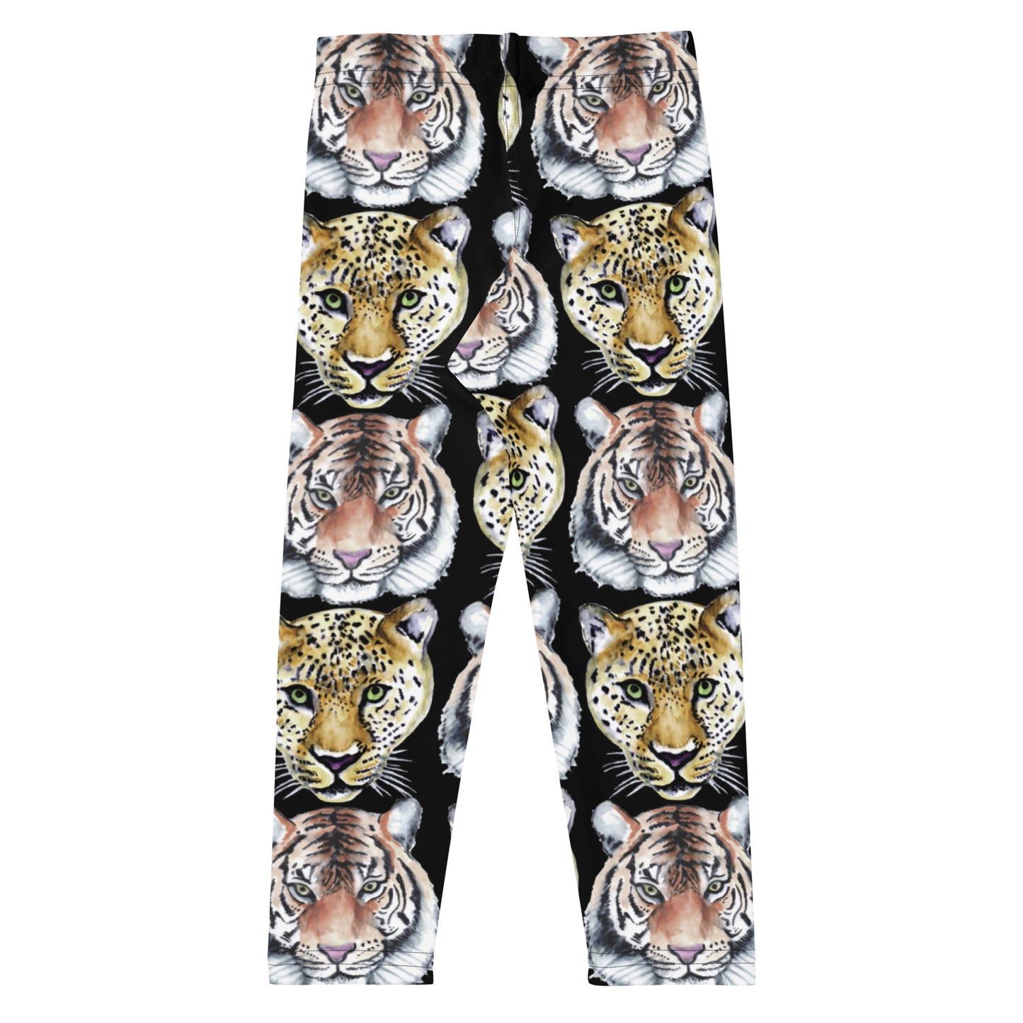 Toddler Girl's Tiger & Leopard Leggings