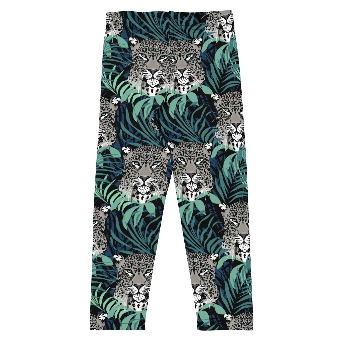 Toddler Girl's B&W Panther Leggings