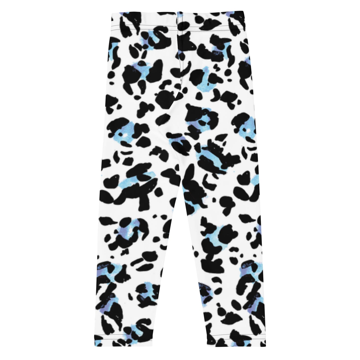 Toddler Girl's Blue Print Leggings