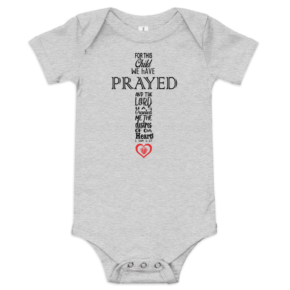 For This Child We Have Prayed Cross (Unisex)