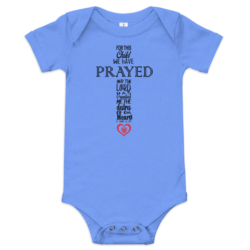 For This Child We Have Prayed Cross (Unisex)