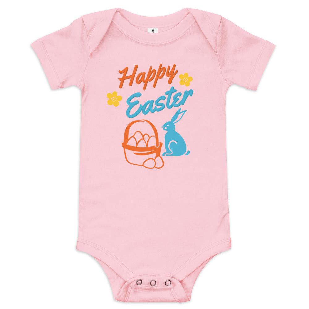 Feliz Pascua Conejito Azul (Unisex)