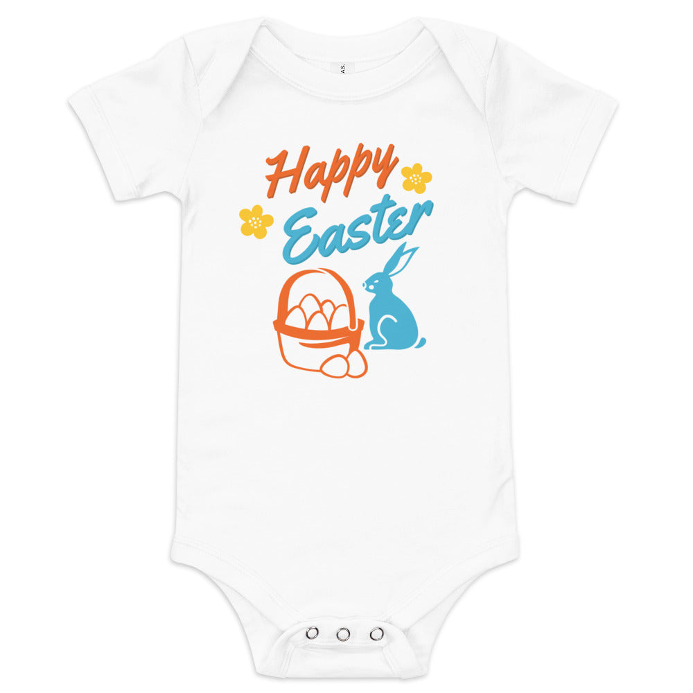 Feliz Pascua Conejito Azul (Unisex)