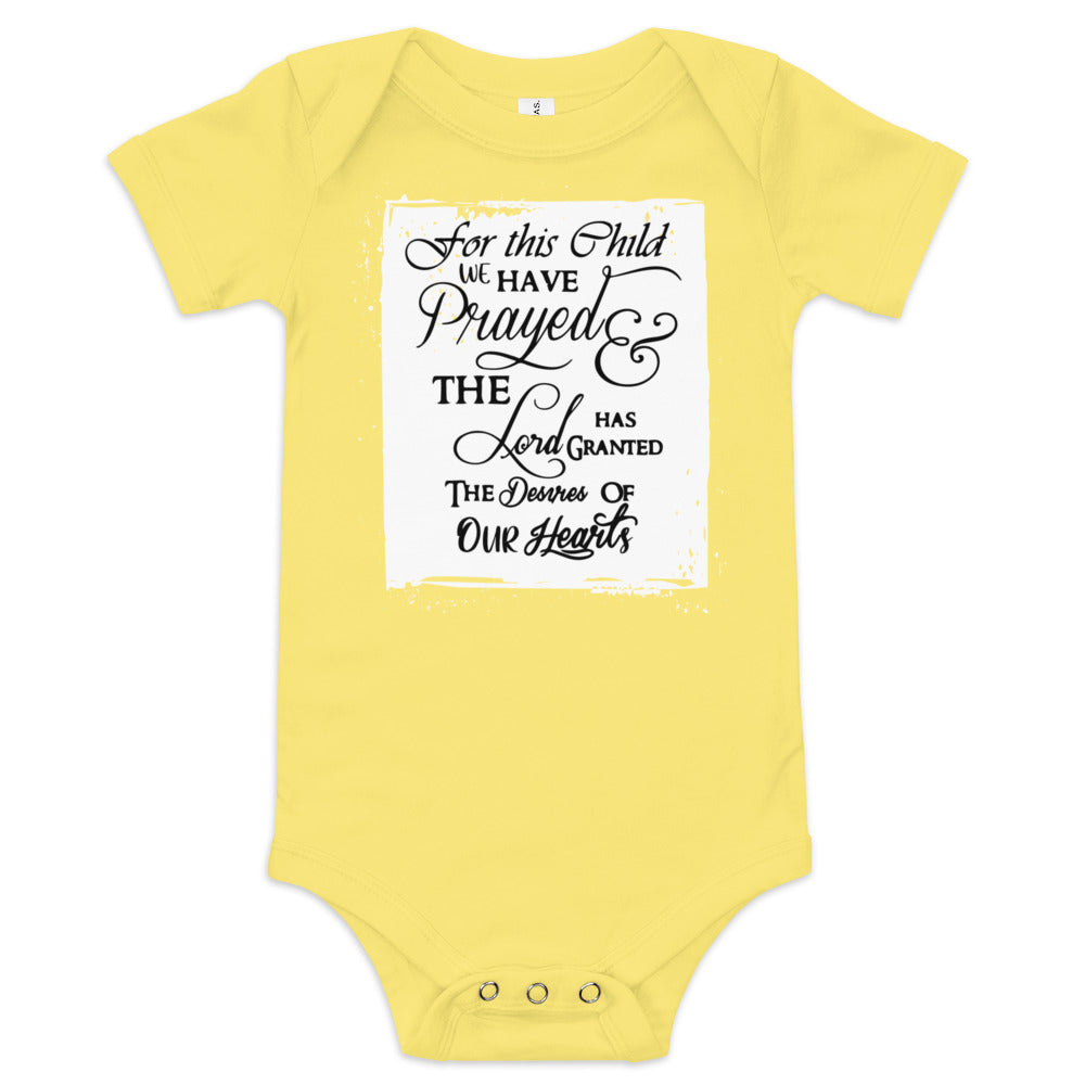 For This Child We Have Prayed (W) (Unisex)