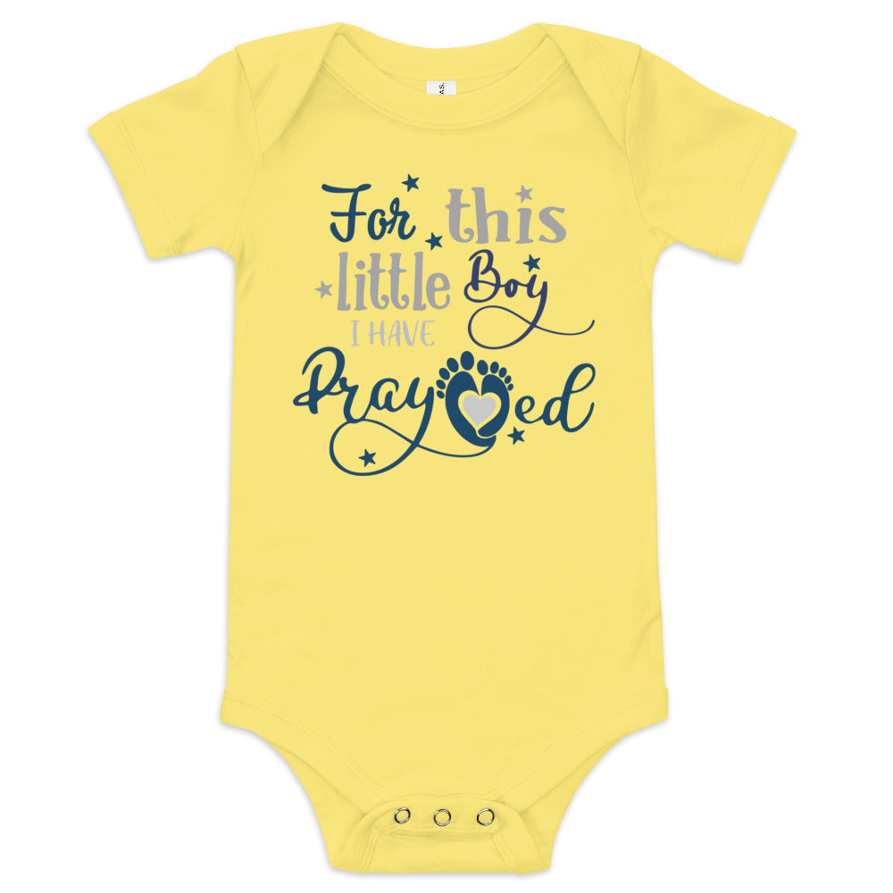 For This Little Boy I Have Prayed (Boy)