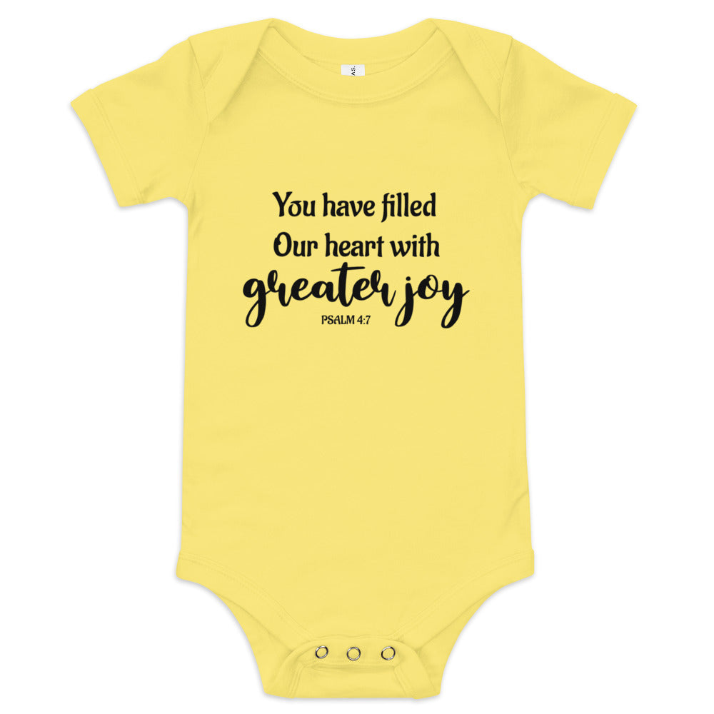 Mayor ALEGRÍA Salmo 4:7 (Unisex)