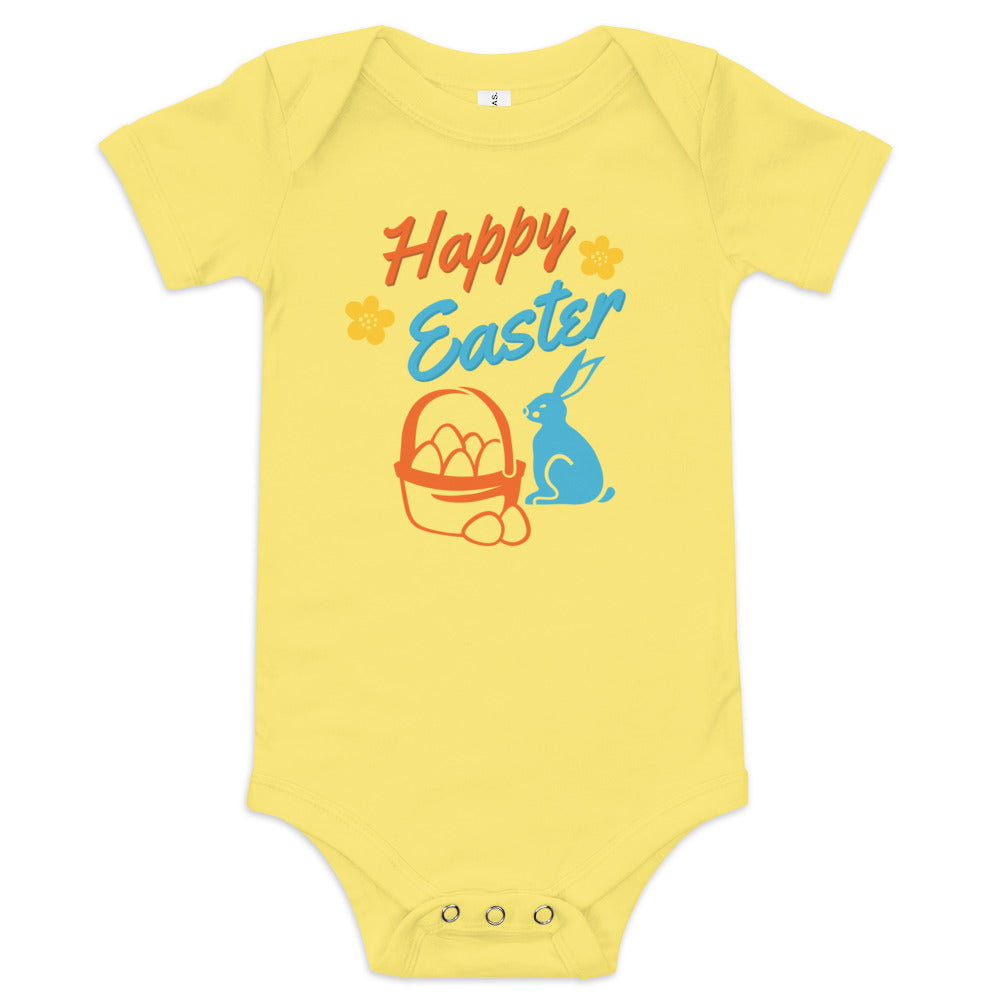 Feliz Pascua Conejito Azul (Unisex)
