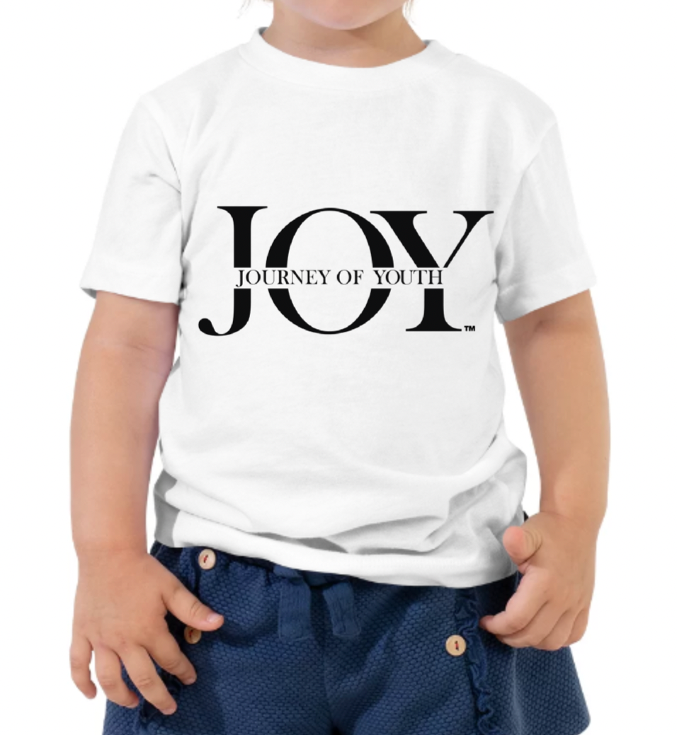 Camiseta de manga corta para niños pequeños JOY Logo 1.0 (B) (Unisex)