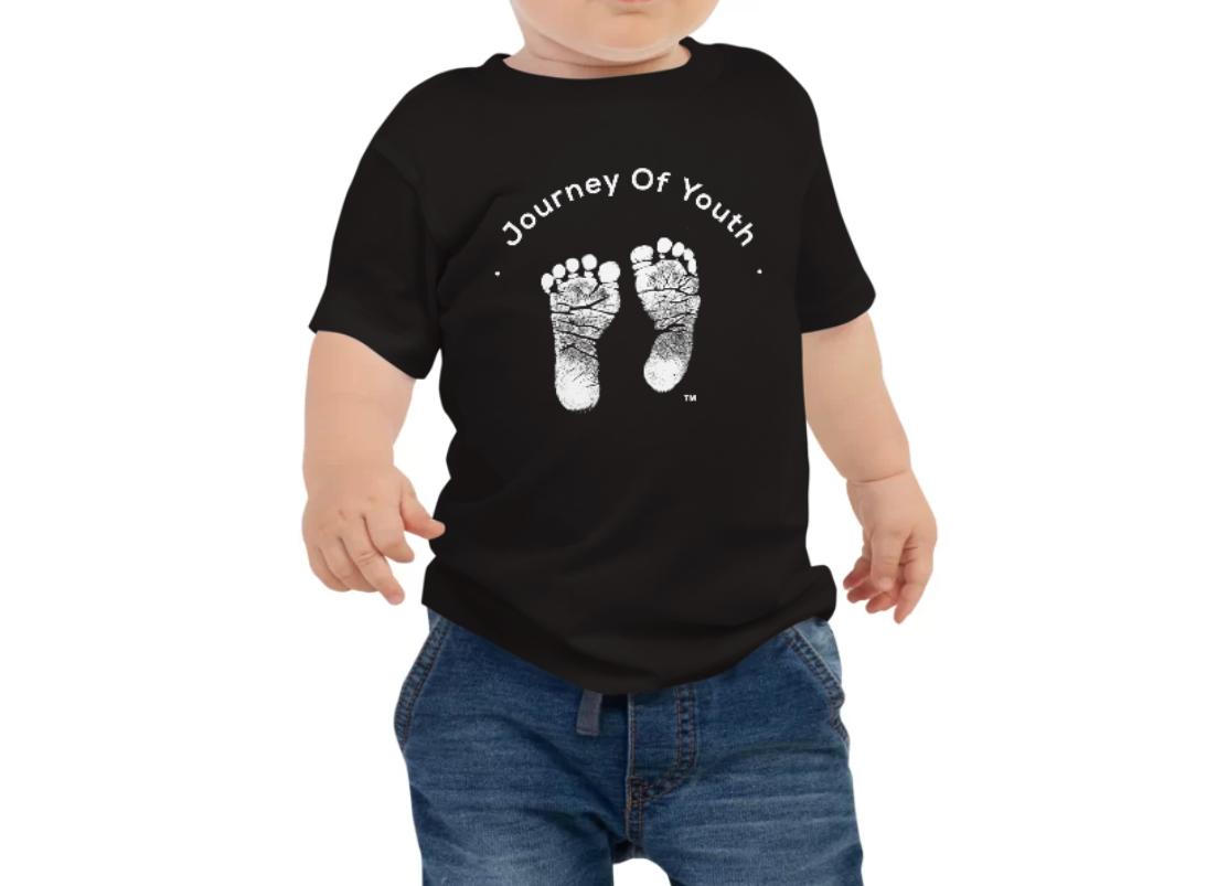T-shirt à manches courtes en jersey pour bébé JOY Logo 2.0 (W) (unisexe)