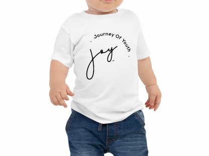 T-shirt à manches courtes en jersey pour bébé JOY Logo 3.0 (B) (unisexe)