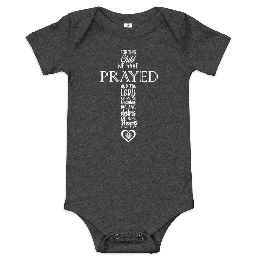 For This Child We Have Prayed Cross (W) (Unisex)