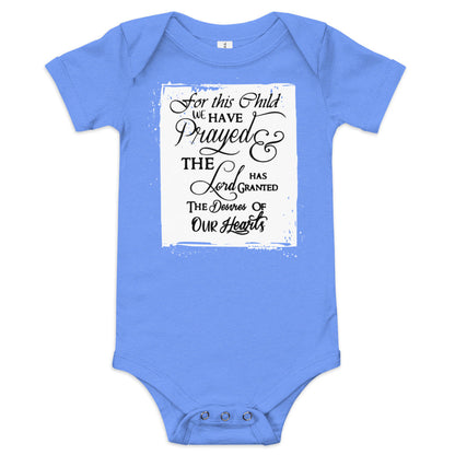 For This Child We Have Prayed (W) (Unisex)