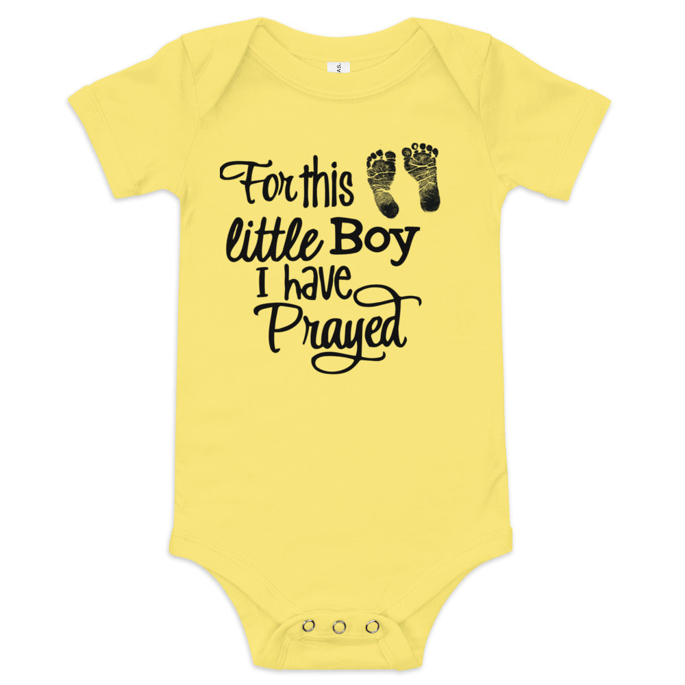 For This Little Boy I Have Prayed (Boy)